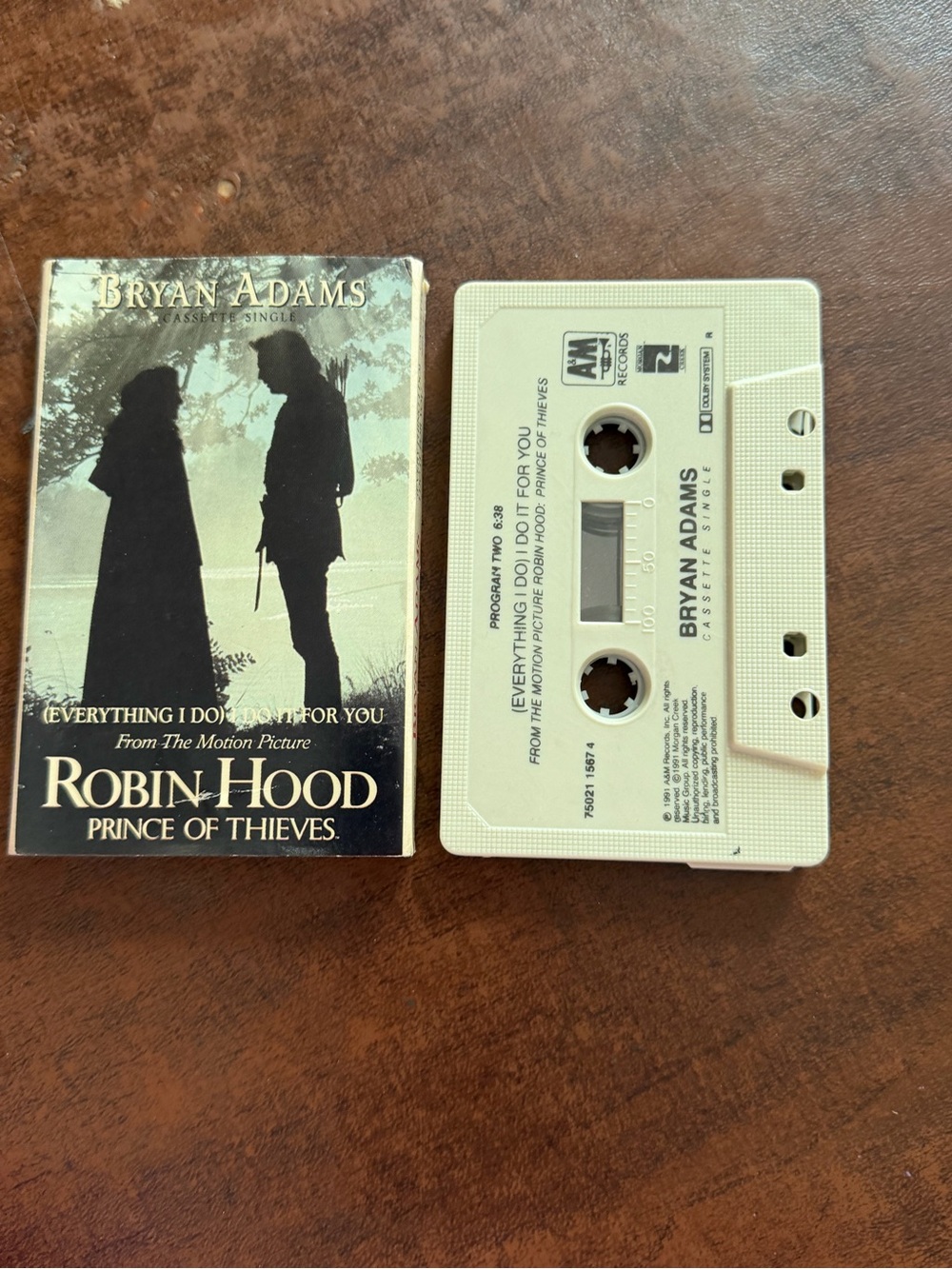 Audio Cassette "Robin Hood: Prince of Thieves" Everything I Do I Do It For You